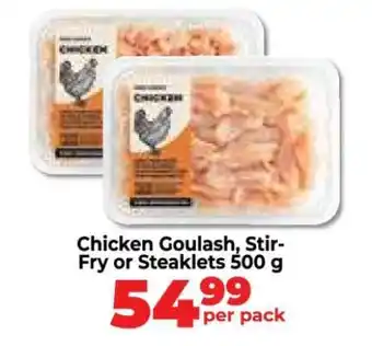 Food Lover's Market Chicken Goulash, Stir-Fry or Steaklets 500 g offer