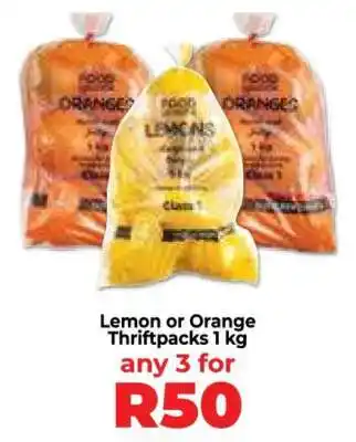 Food Lover's Market Lemon or Orange Thriftpacks 1 kg offer