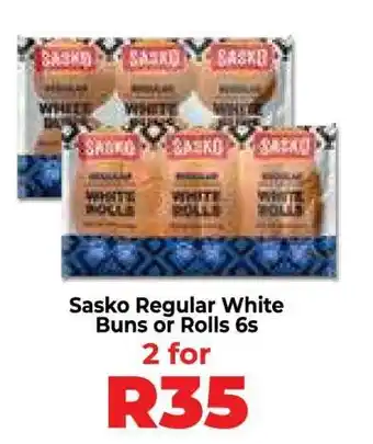Food Lover's Market Sasko Regular White Buns or Rolls 6s offer