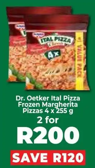 Food Lover's Market Dr. Oetker Ital Pizza Frozen Margherita Pizzas 4 x 255 g offer