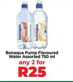 Food Lover's Market Bonaqua Pump Flavoured Water Assorted 750 ml offer