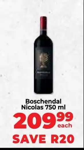 Food Lover's Market Boschendal Nicolas 750 ml offer