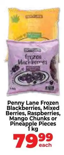 Food Lover's Market Penny Lane Frozen Blackberries, Mixed Berries, Raspberries, Mango Chunks or Pineapple Pieces offer