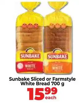 Food Lover's Market Sunbake Sliced or Farmstyle White Bread 700 g offer