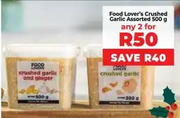 Food Lover's Market Food Lover’s Crushed Garlic Assorted 500 g offer