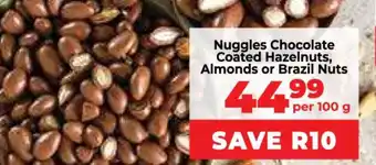 Food Lover's Market Nuggles Chocolate Coated Hazelnuts, Almonds or Brazil Nuts offer