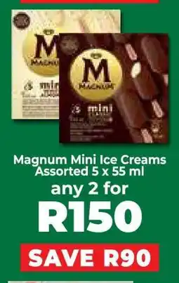 Food Lover's Market Magnum Mini Ice Creams Assorted 5 x 55 ml offer
