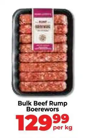 Food Lover's Market Bulk Beef Rump Boerewors offer