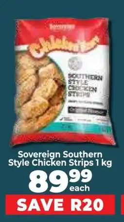 Food Lover's Market Sovereign Southern Style Chicken Strips 1 kg offer