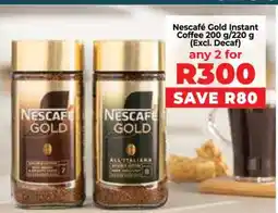 Food Lover's Market Nescafé Gold Instant Coffee 200 g/220 g offer