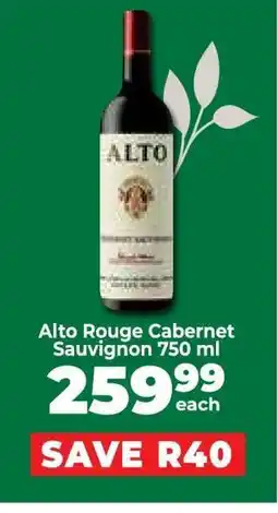 Food Lover's Market Alto Rouge Cabernet Sauvignon 750 ml offer