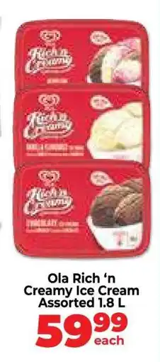 Food Lover's Market Ola Rich ‘n Creamy Ice Cream Assorted 1.8 L offer