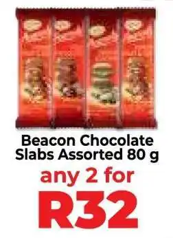 Food Lover's Market Beacon Chocolate Slabs Assorted 80 g offer