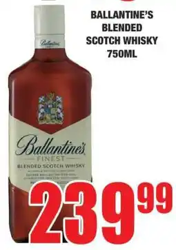 Boxer Ballantine's Blended Scotch Whisky 750ml offer