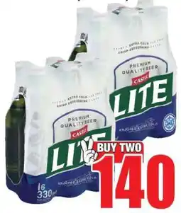 Boxer Castle Lite Premium Quality Beer offer