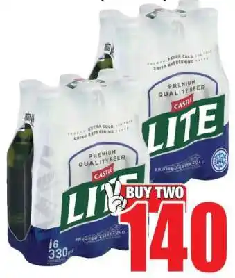 Boxer Castle Lite Premium Quality Beer offer