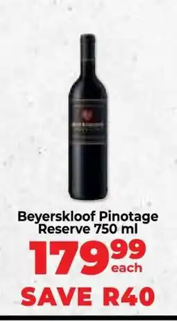 Food Lover's Market Beyerskloof Pinotage Reserve 750 ml offer