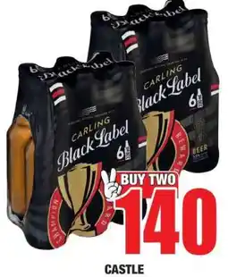 Boxer Carling Black Label 6 pack offer