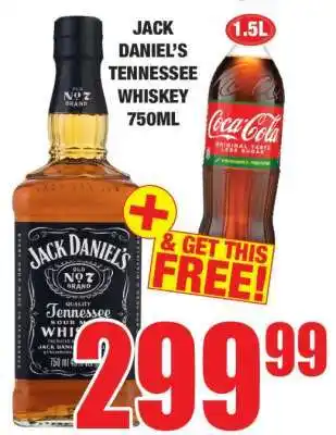 Boxer Jack Daniel's Tennessee Whiskey 750ml offer