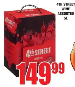 Boxer 4TH STREET Wine Assorted 5L offer