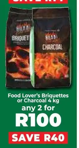 Food Lover's Market Food Lover’s Briquettes or Charcoal 4 kg offer