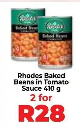 Food Lover's Market Rhodes Baked Beans in Tomato Sauce 410 g offer