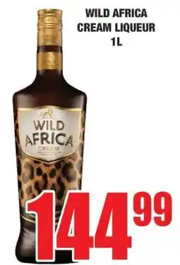 Boxer WILD AFRICA CREAM LIQUEUR 1L offer
