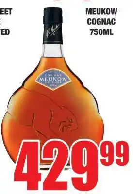 Boxer Meukow Cognac 750ml offer