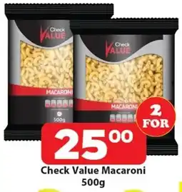 Check Save Check Value Macaroni offer