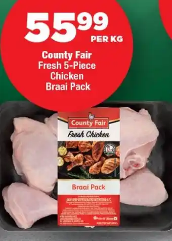 OK Foods County Fair Fresh Chicken Braai Pack offer