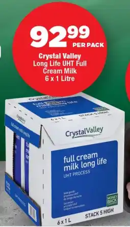 OK Foods Crystal Valley Long Life UHT Full Cream Milk offer