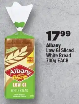 OK Foods Albany Low GI Sliced White Bread offer