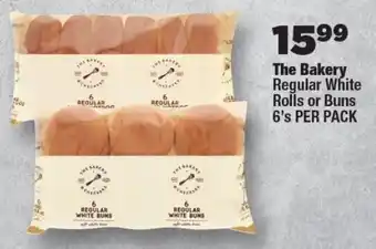 OK Foods The Bakery Regular White Rolls or Buns offer