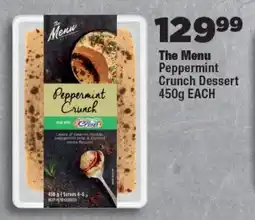 OK Foods The Menu Peppermint Crunch Dessert offer