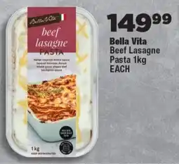 OK Foods Bella Vita Beef Lasagne Pasta offer