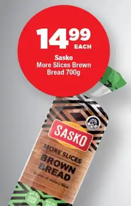 OK Foods Sasko More Slices Brown Bread offer
