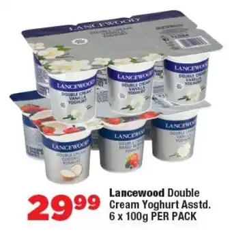 OK Foods Lancewood Double Cream Yoghurt Asstd. offer