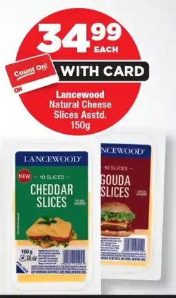 OK Foods Lancewood Natural Cheese Slices Asstd. offer