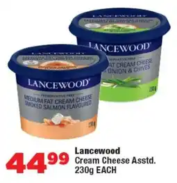 OK Foods Lancewood Cream Cheese Asstd. offer