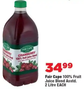 OK Foods Fair Cape 100% Fruit Juice Blend Asstd. offer