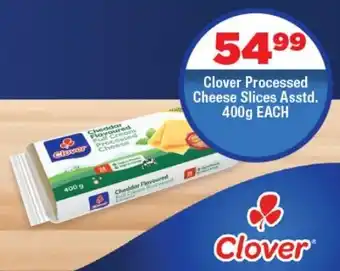 OK Foods Clover Processed Cheese Slices Asstd. offer