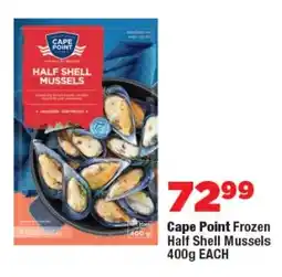 OK Foods Cape Point Frozen Half Shell Mussels offer