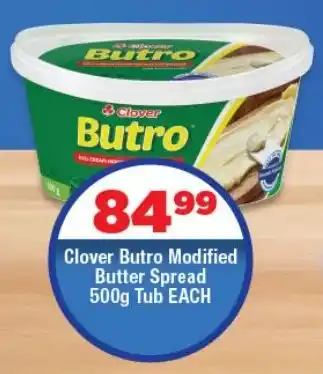 OK Foods Clover Butro Modified Butter Spread Tub offer