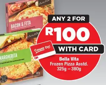 OK Foods Bella Vita Frozen Pizza Asstd. offer