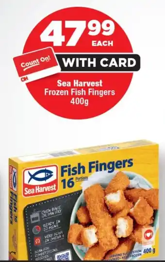 OK Foods Sea Harvest Frozen Fish Fingers offer
