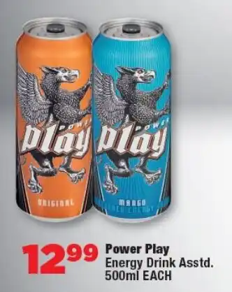 OK Foods Power Play Energy Drink Asstd. offer
