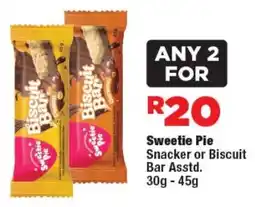 OK Foods Sweetie Pie Snacker or Biscuit Bar Asstd. offer