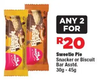 OK Foods Sweetie Pie Snacker or Biscuit Bar Asstd. offer