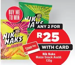 OK Foods Nik Naks Maize Snack Asstd. offer