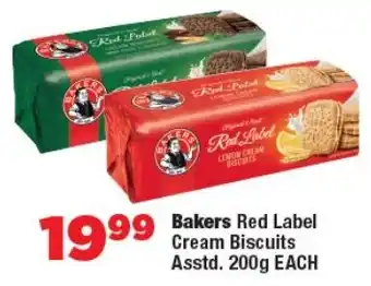 OK Foods Bakers Red Label Cream Biscuits Asstd. offer